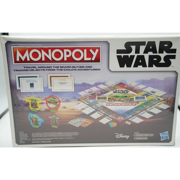 Monopoly Star Wars The Mandalorian Edition – New Sealed Board Game - Picture 2 of 2
